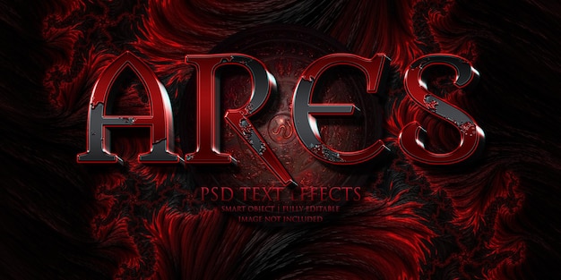 Ares tekst effect