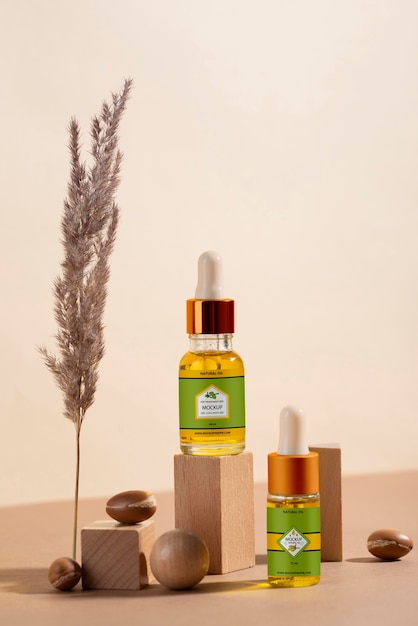 PSD argan oil products mockup