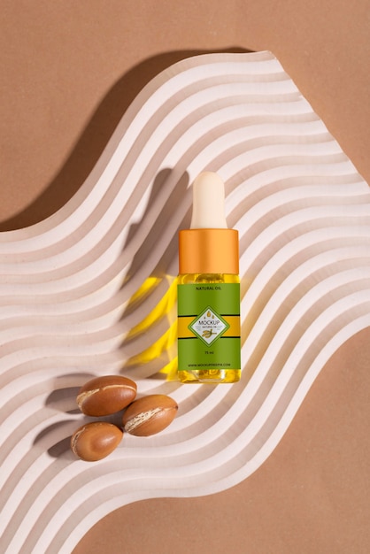 Argan oil products mockup