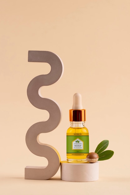 Mockup di prodotti a base di olio di argan