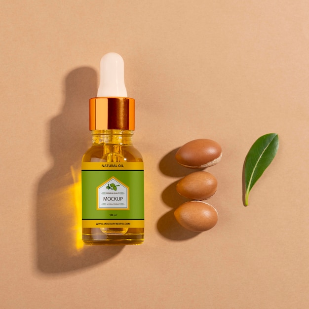 Argan oil products mockup