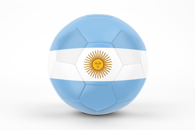 Coppa del mondo di calcio della bandiera dell'argentina