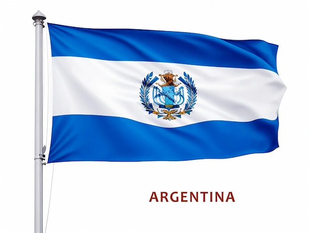 PSD argentina national flag