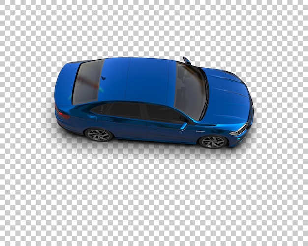 Arka planda izole edilmiş gerçekçi araba 3D render çizimi