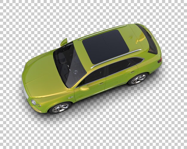 Arka planda izole edilmiş gerçekçi SUV 3D render illüstrasyonu