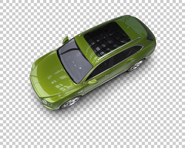 Arka planda izole edilmiş gerçekçi SUV 3D render illüstrasyonu