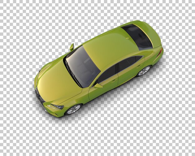 Arka planda izole edilmiş modern araba sahnesi 3D render illüstrasyonu