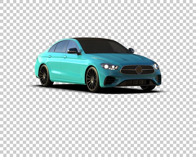 Arka planda izole edilmiş modern araba sahnesi 3D render illüstrasyonu