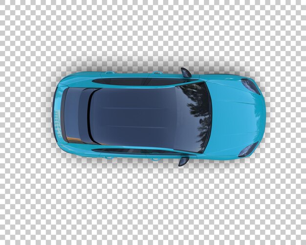 Arka planda izole edilmiş modern SUV 3D render illüstrasyonu