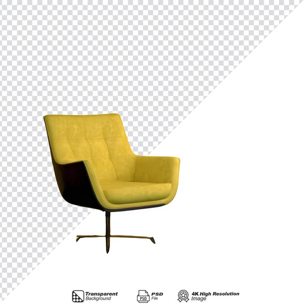 arm chair isolated on transparent background