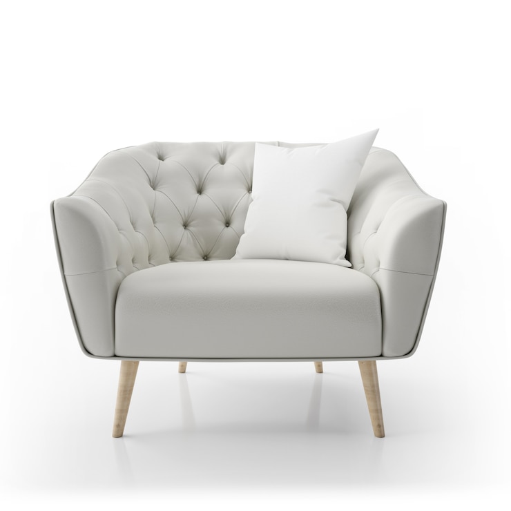 PSD armchair and pillow