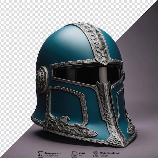 Armet helmet isolated on transparent background