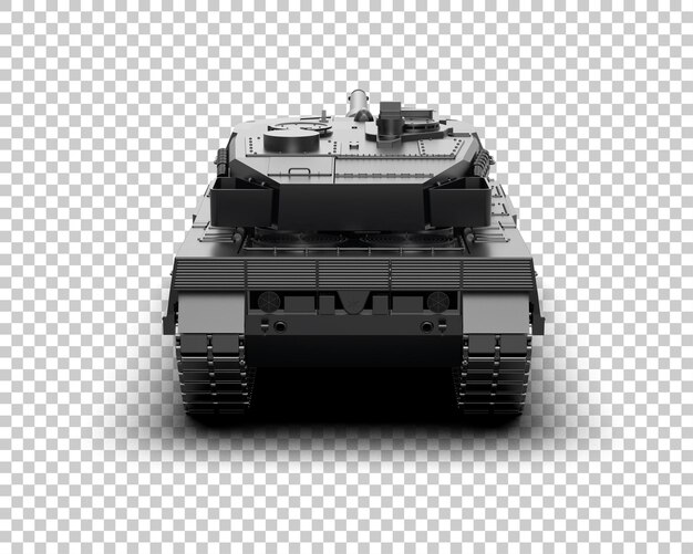 Armored tank building isolated on background 3d rendering illustration