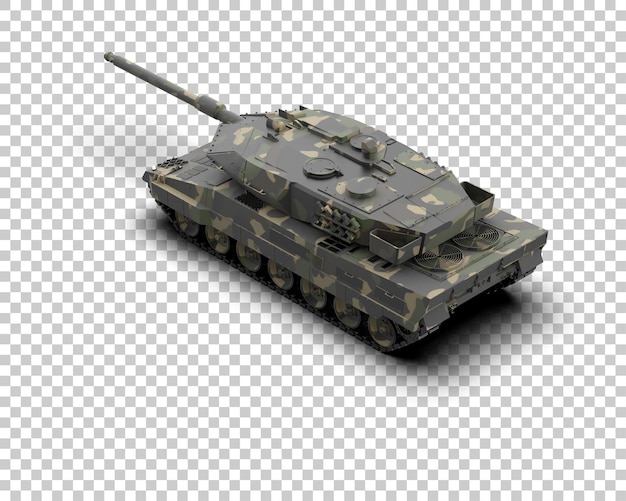 armored tank building isolated on background 3d rendering illustration