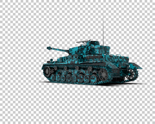 Armored tank building isolated on background 3d rendering illustration