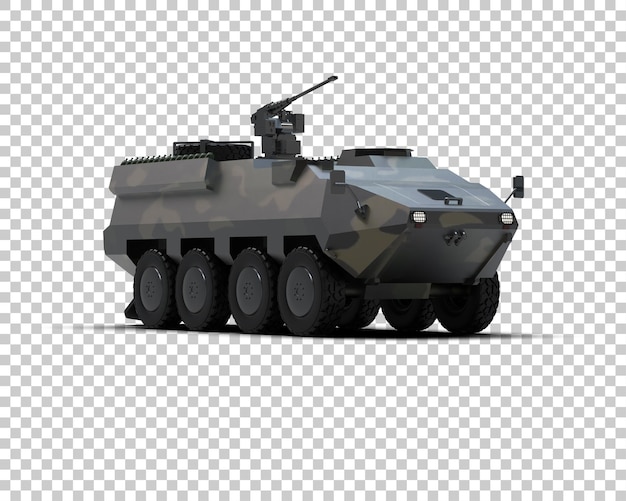 PSD costruzione di carri armati isolati sullo sfondo illustrazione di rendering 3d