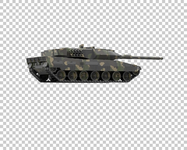 PSD armored tank building isolated on background 3d rendering illustration