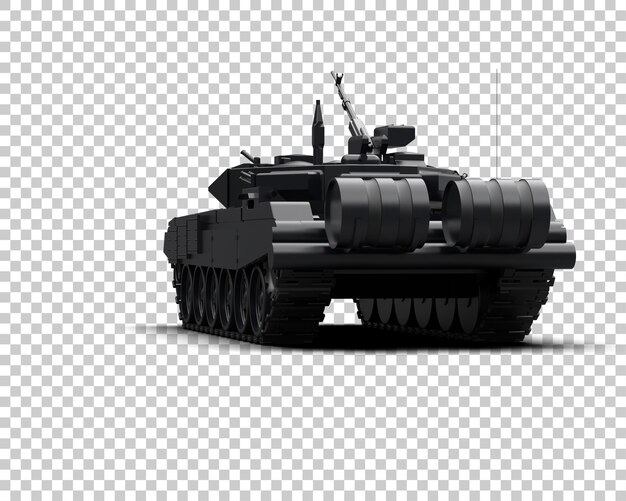 PSD armored tank building isolated on background 3d rendering illustration