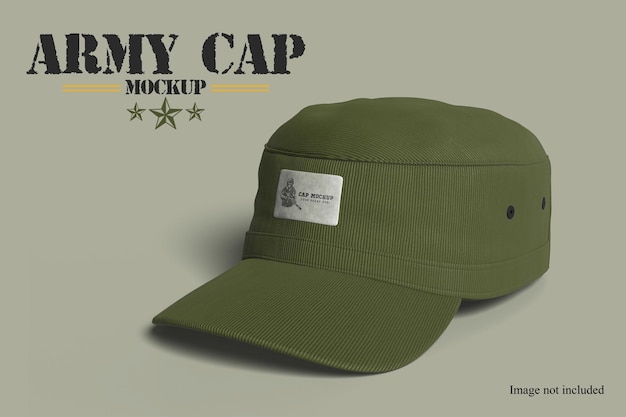 Мокет армейской шапки для демонстрации вашего дизайна клиентам