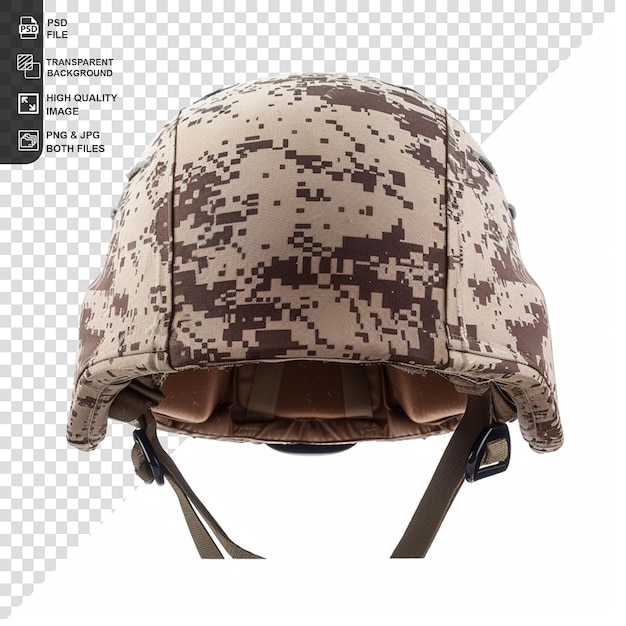 PSD army helmet isolated