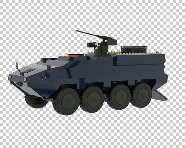 PSD 투명 한 배경 3d 렌더링 그림에 육군 차량