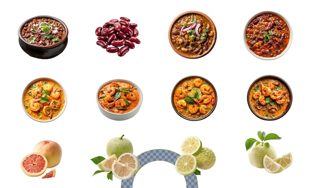 Aromatyczne indyjskie curry i owoce cytrusowe