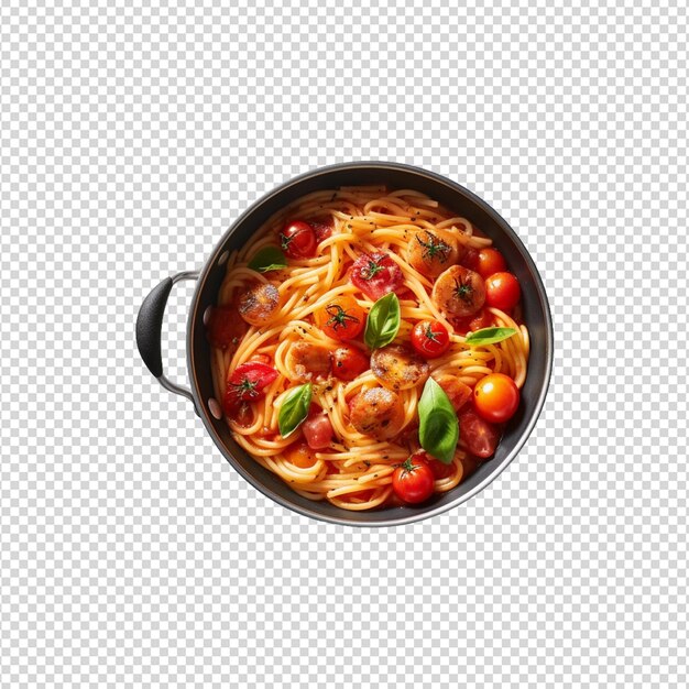 PSD arrabbiata isolated on white background