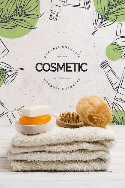 arrangement for cosmetic salon template