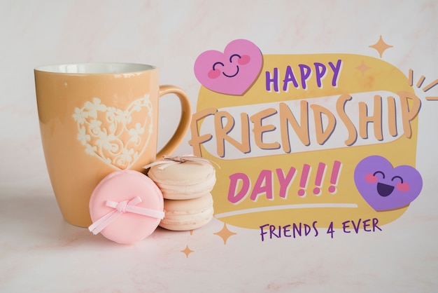 Arrangement  for friendship day with mug