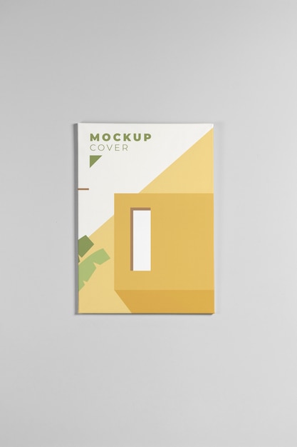 arrangement of modern mock-up frame