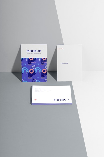 Arrangement of pattern visiting card