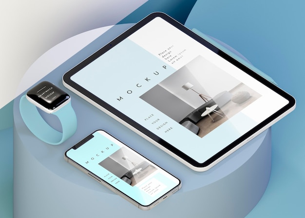 PSD arrangement with modern devices mock-up