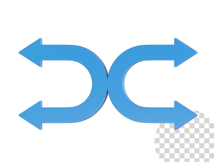 PSD 화살표 3d 아이콘