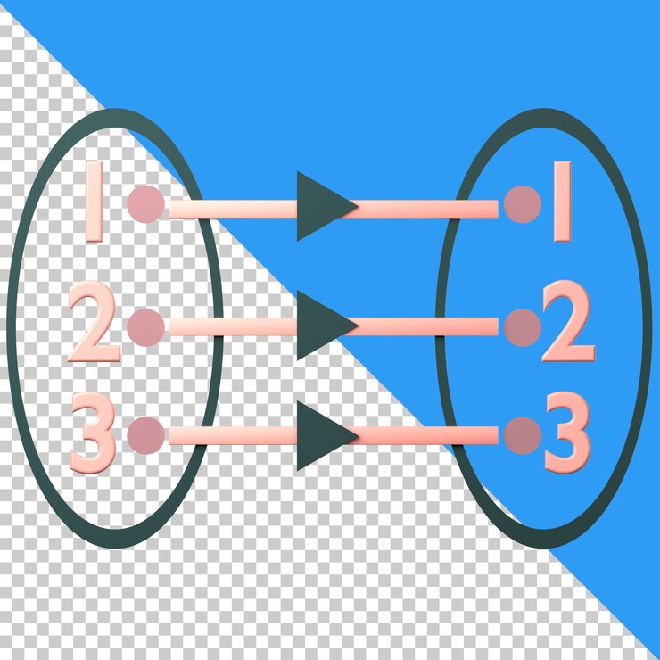 PSD arrow diagram icon isolated on the transparent background