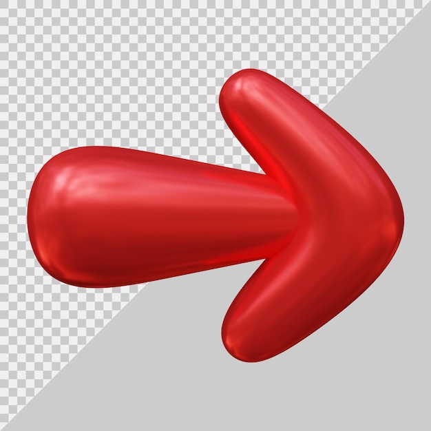 arrow icon logo with 3d modern style