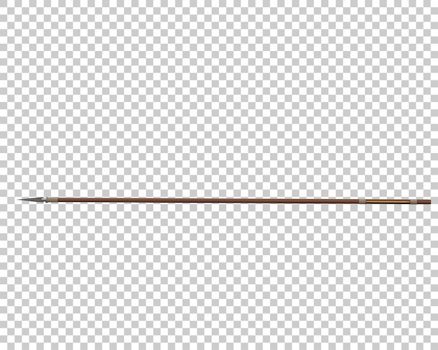 arrow isolated on background 3d rendering illustration