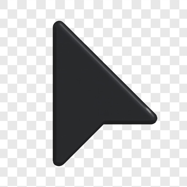 arrow or mouse icon 3D