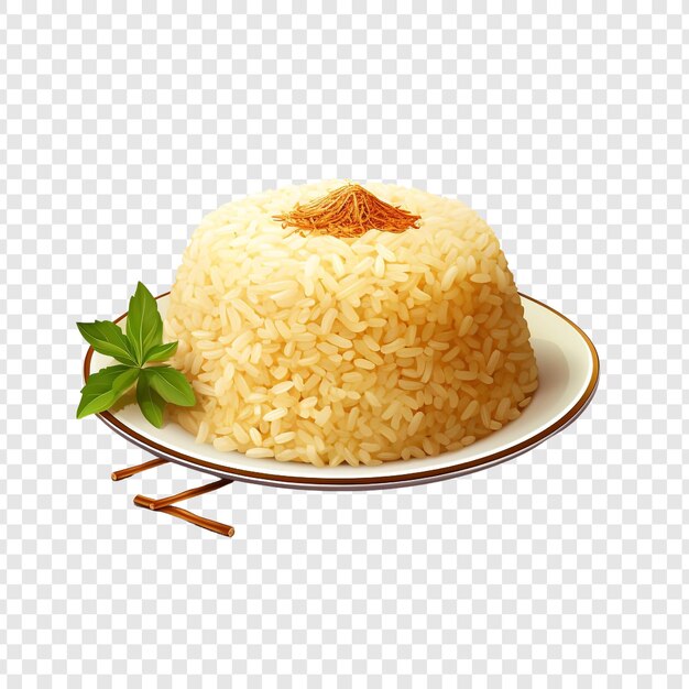 PSD arroz com pequi isolated on transparent background