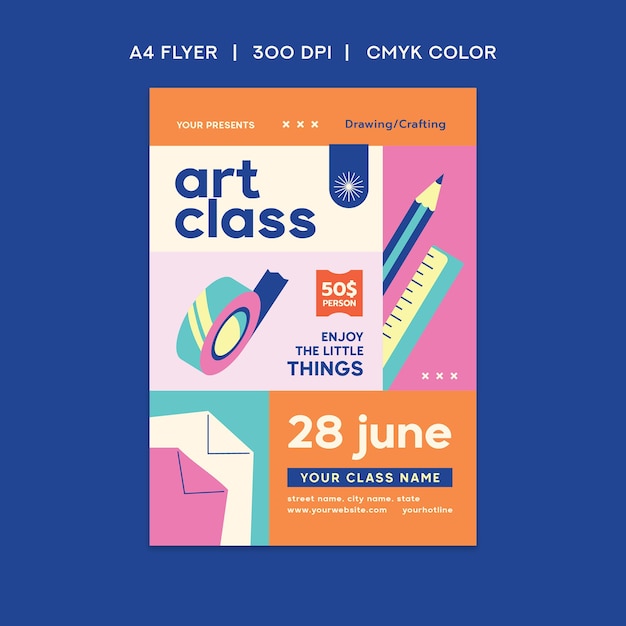 Art Class Flyer