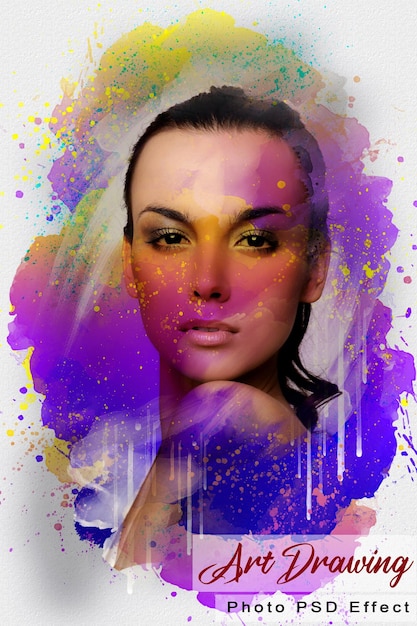 Art Drawing v1 Photo PSD Effect