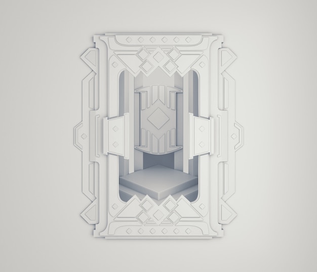 PSD artdeco 1 - layered frame template