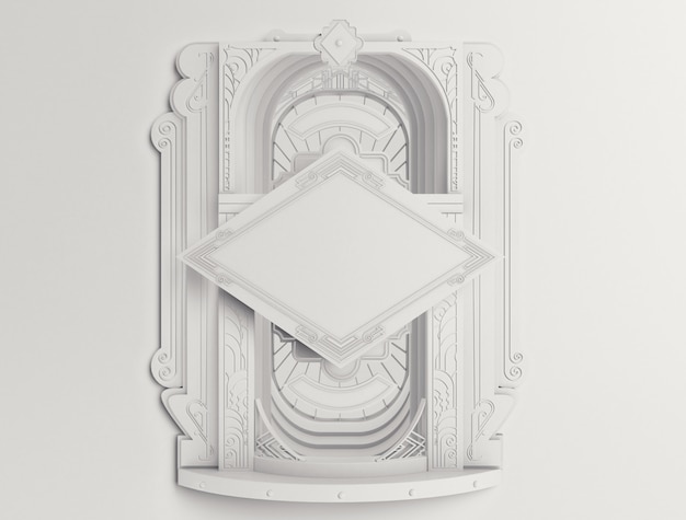 Artdeco 2 - layered frame template