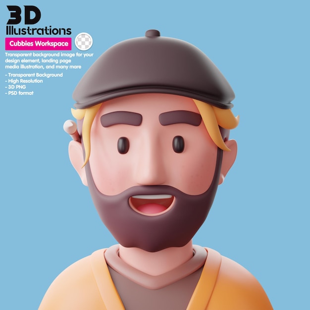 Artiest meta people 3d-avatar