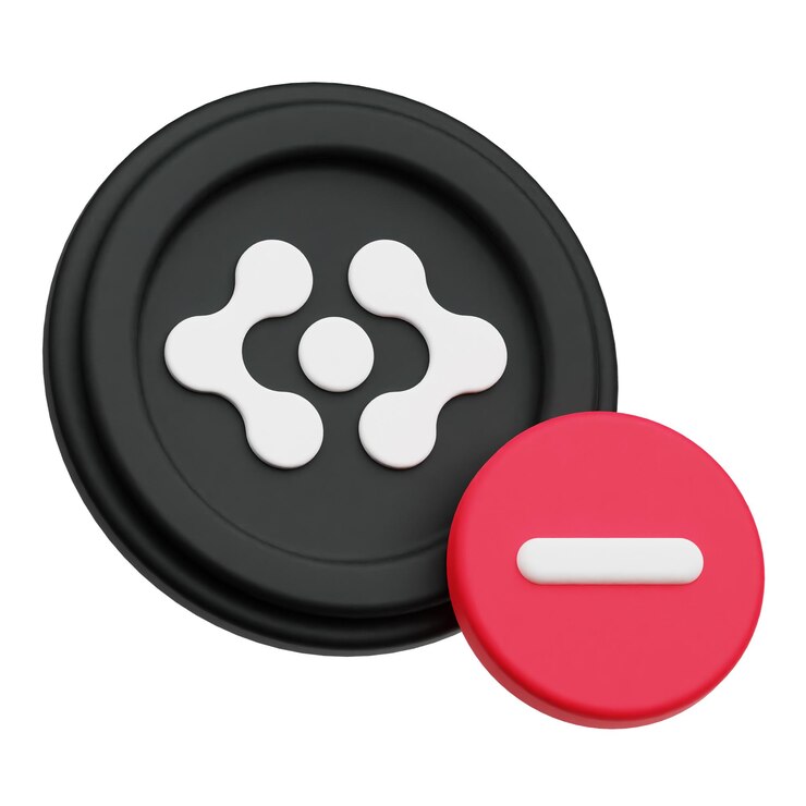 PSD artificial superintelligence alliance crypto token 3d icon isolated on the white background