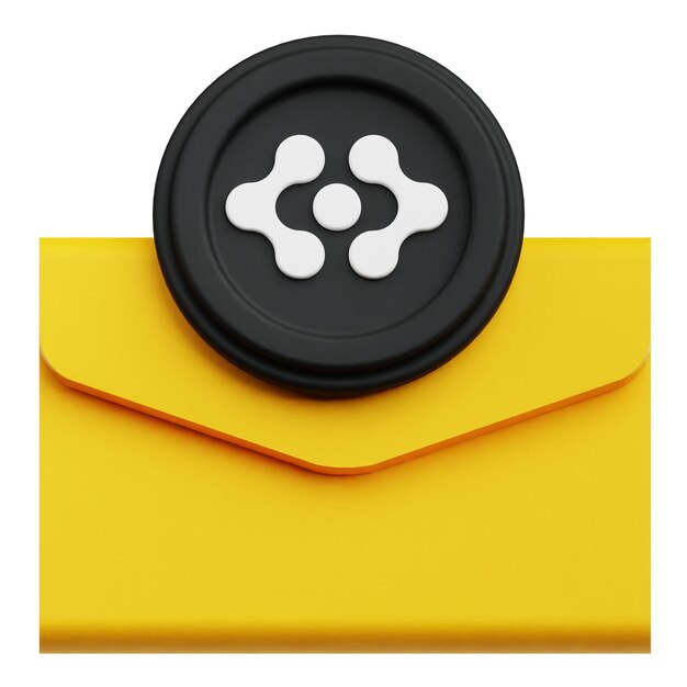 Artificial Superintelligence Alliance crypto token 3d icon isolated on the white background