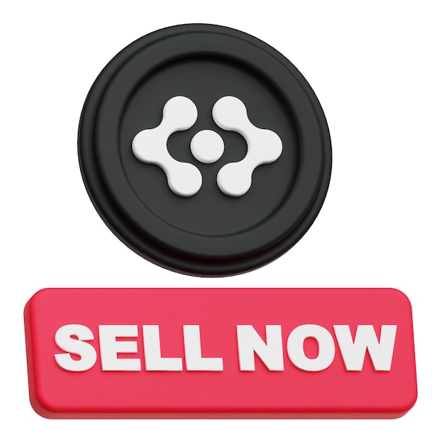 Artificial Superintelligence Alliance crypto token 3d icon isolated on the white background