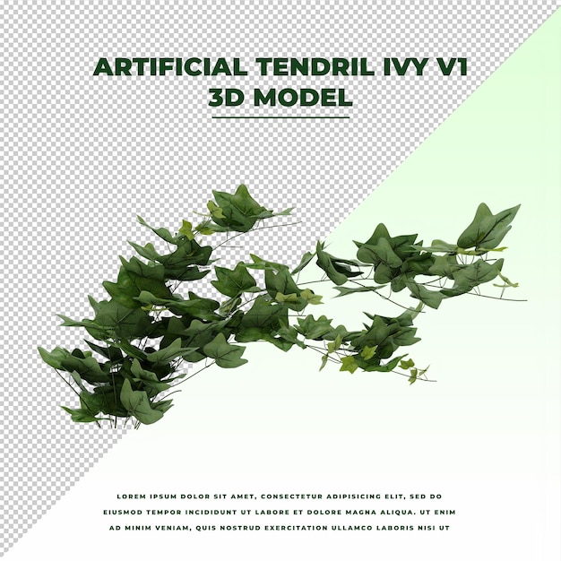 Artificial tendril ivy