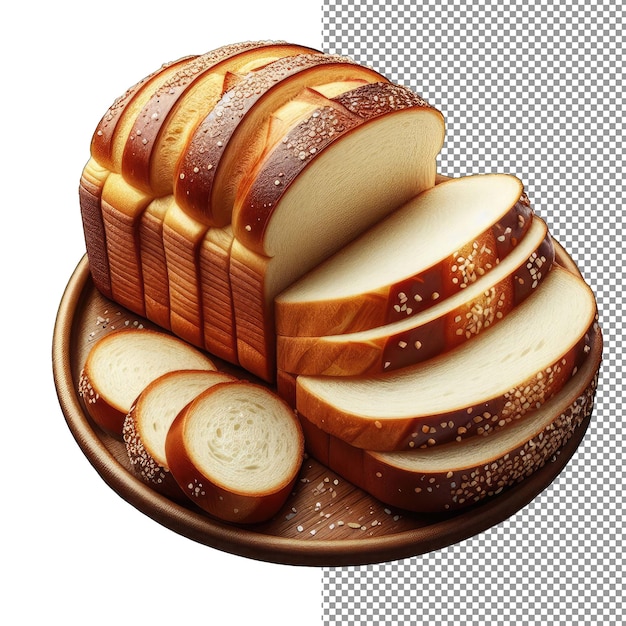 PSD fette di pane al lievito artigianale png