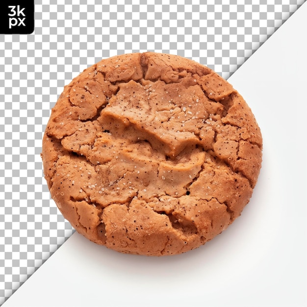 PSD artisanal cookies isolated on transparent background