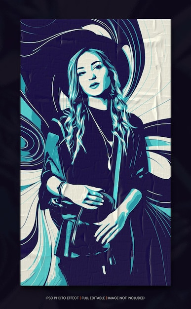 Artystyczny portret kobiety w stylu mody